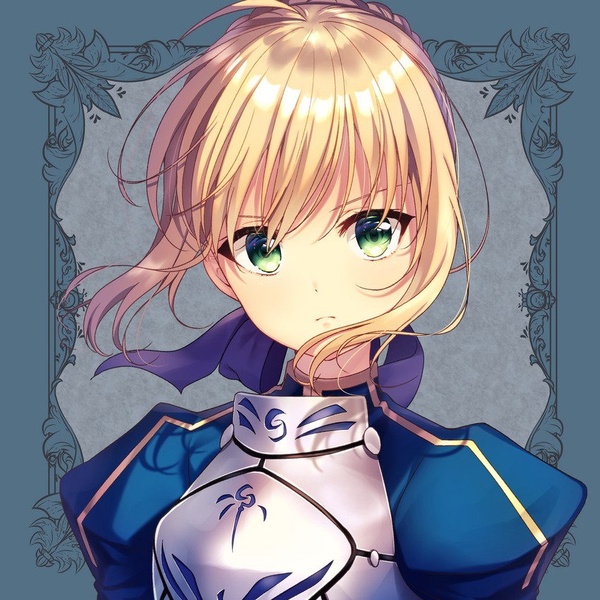 artoria pendragon and saber (fate and 1 more) drawn by ichiren_namiro