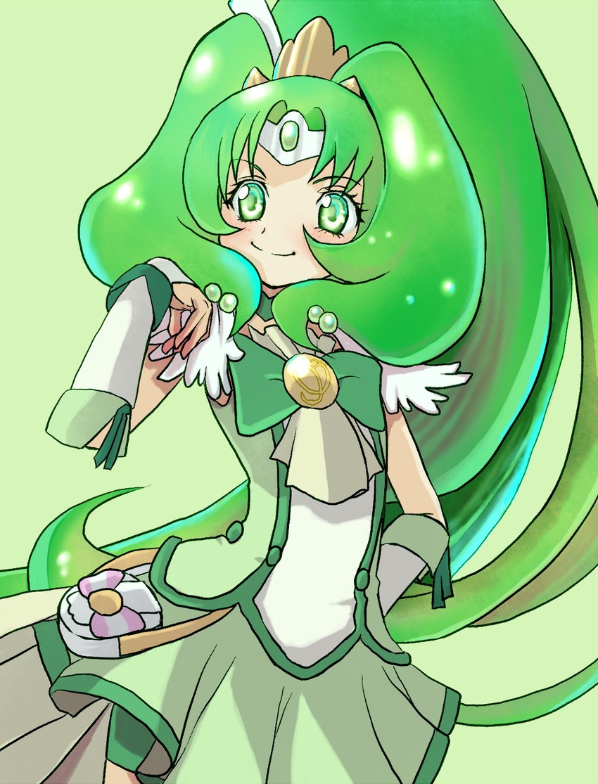 midorikawa nao and cure march (precure and 1 more) drawn by amawa_kazuhiro