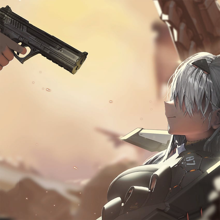 commander and modernia (goddess of victory: nikke)