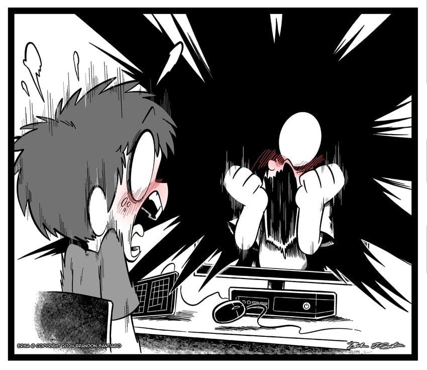 erma williams and connor (erma) drawn by brandon_santiago