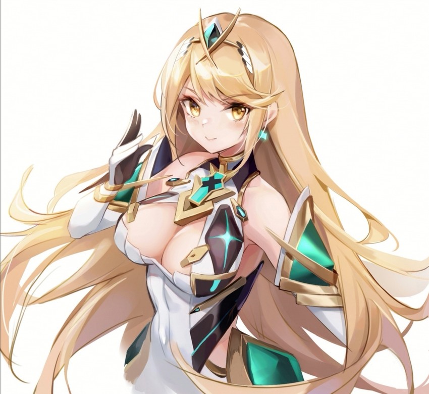 mythra (xenoblade chronicles and 1 more) drawn by cannian_dada