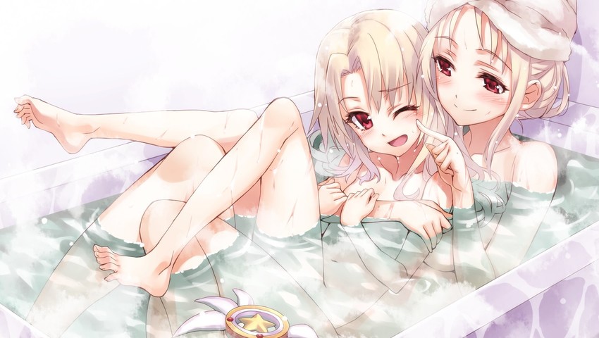 illyasviel von einzbern, irisviel von einzbern, and magical ruby (fate and 1 more) drawn by matsuryuu