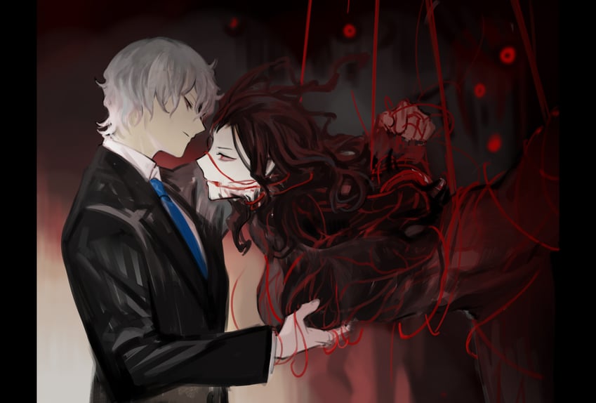elena and jae-heon (project moon and 1 more) drawn by nishikujic