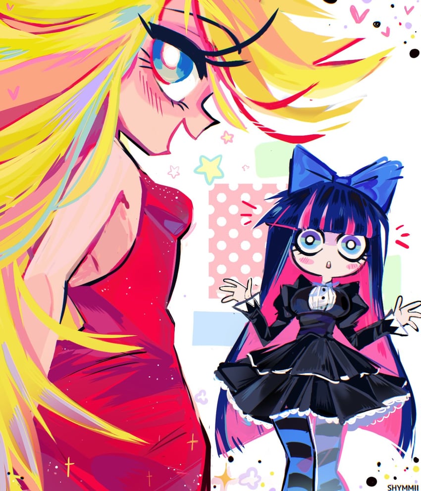 stocking and panty (panty & stocking with garterbelt) drawn by brulett