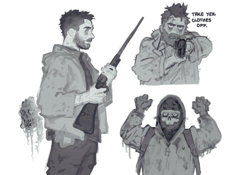 ghost and soap (call of duty and 1 more) drawn by yuli_(bbgyz44)