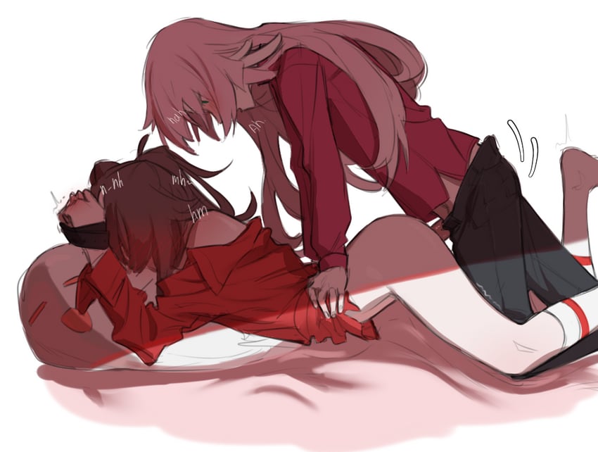hu tao, boo tao, and yanfei (genshin impact) drawn by nya_huynya