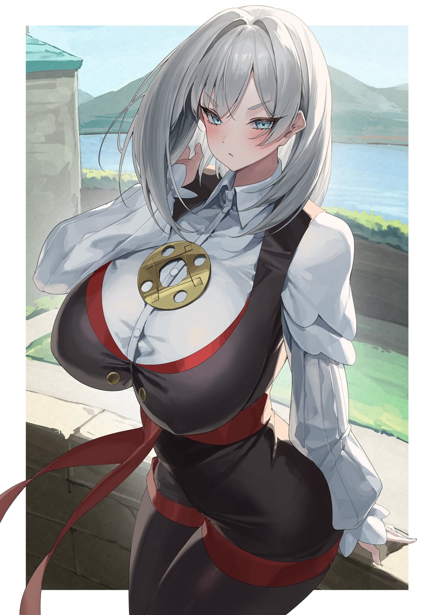 akershus fortress (oshiro project:re) drawn by yamanokami_eaka