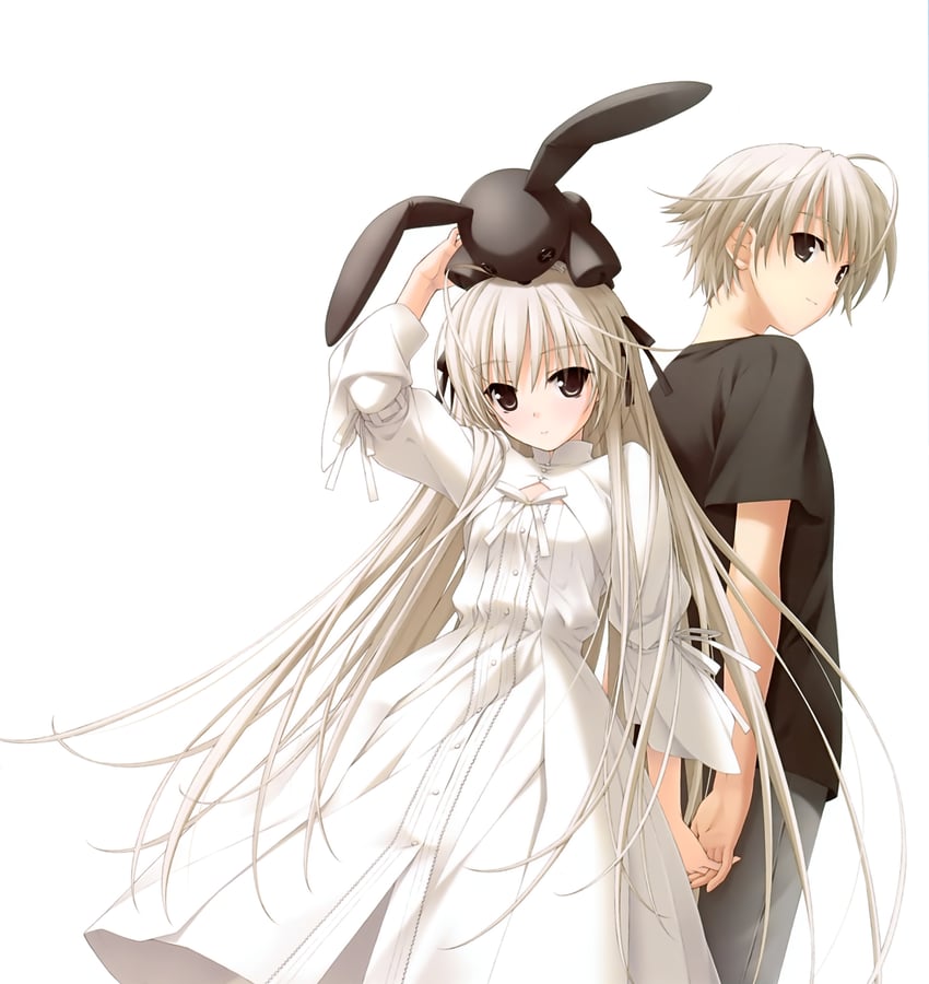 kasugano sora and kasugano haruka (yosuga no sora) drawn by hashimoto_takashi