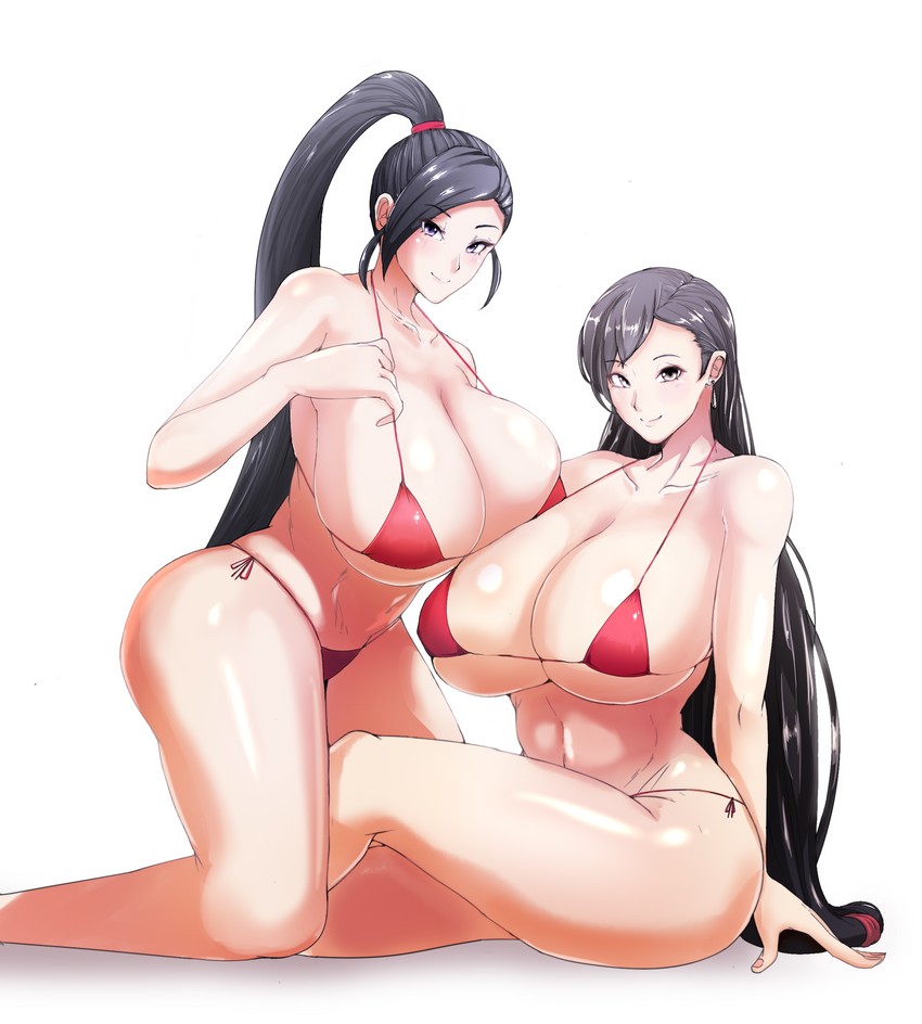 tifa lockhart and martina (final fantasy and 3 more) drawn by romo_(samesameyeah)