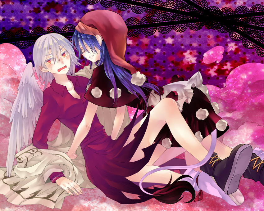 kishin sagume and doremy sweet (touhou) drawn by beichen_xiaobei