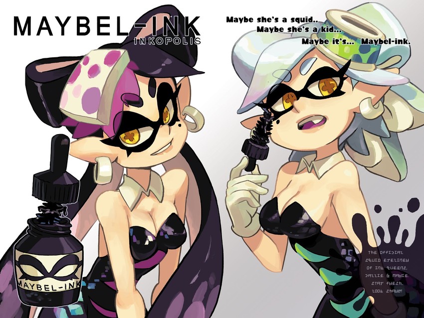 callie and marie (splatoon and 1 more) drawn by alex_ahad