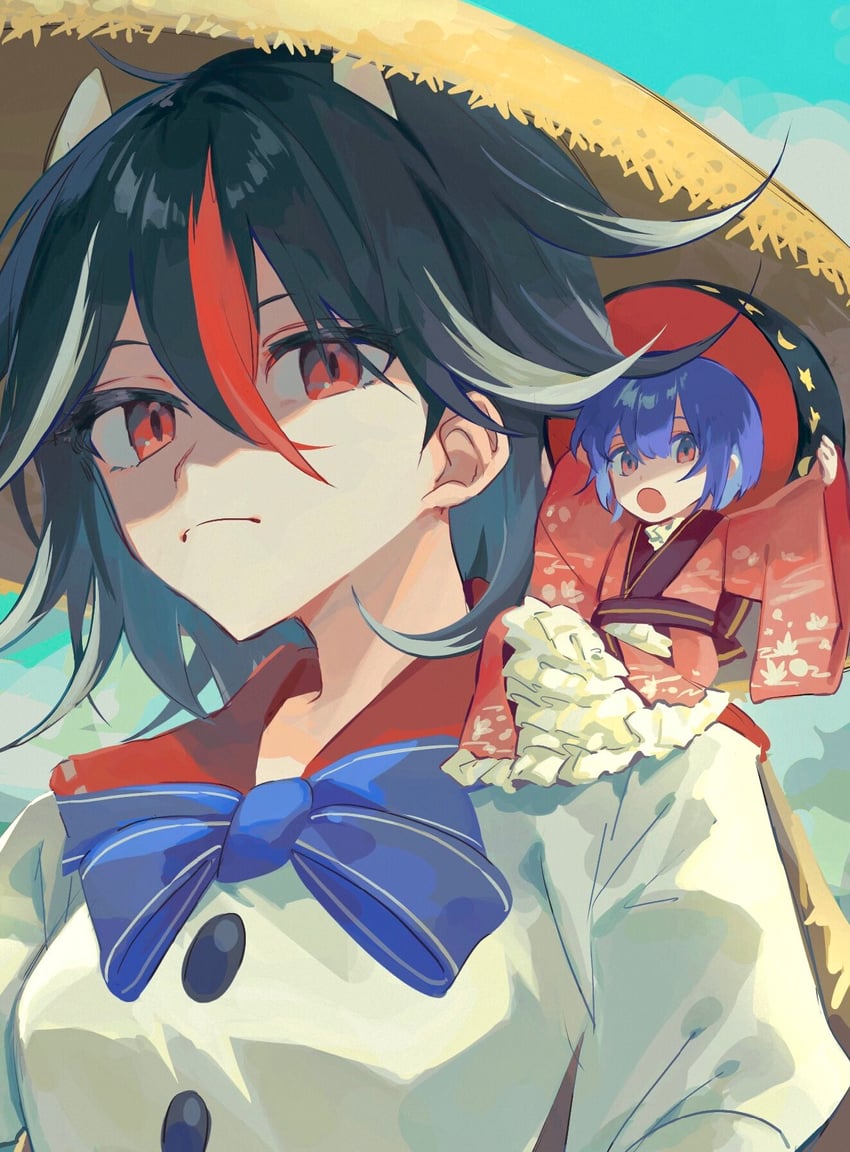 kijin seija and sukuna shinmyoumaru (touhou) drawn by yanfei_u