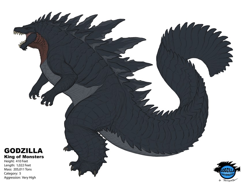 godzilla (godzilla) drawn by transapient