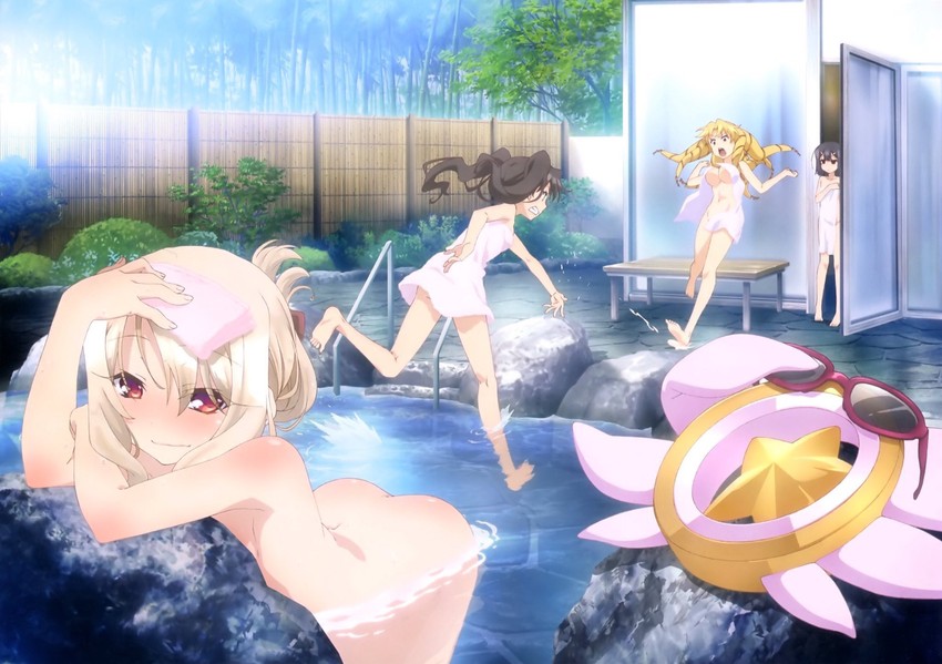tohsaka rin, illyasviel von einzbern, miyu edelfelt, magical ruby, and luviagelita edelfelt (fate and 1 more)