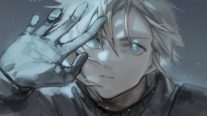 cloud strife (final fantasy and 1 more) drawn by riio
