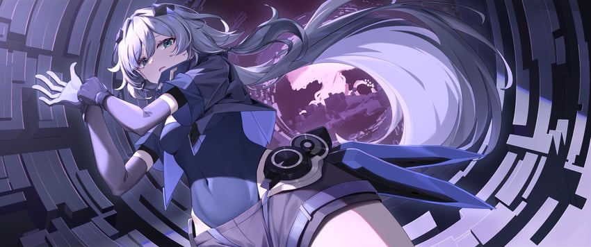 fu hua (honkai and 1 more) drawn by doge_onion