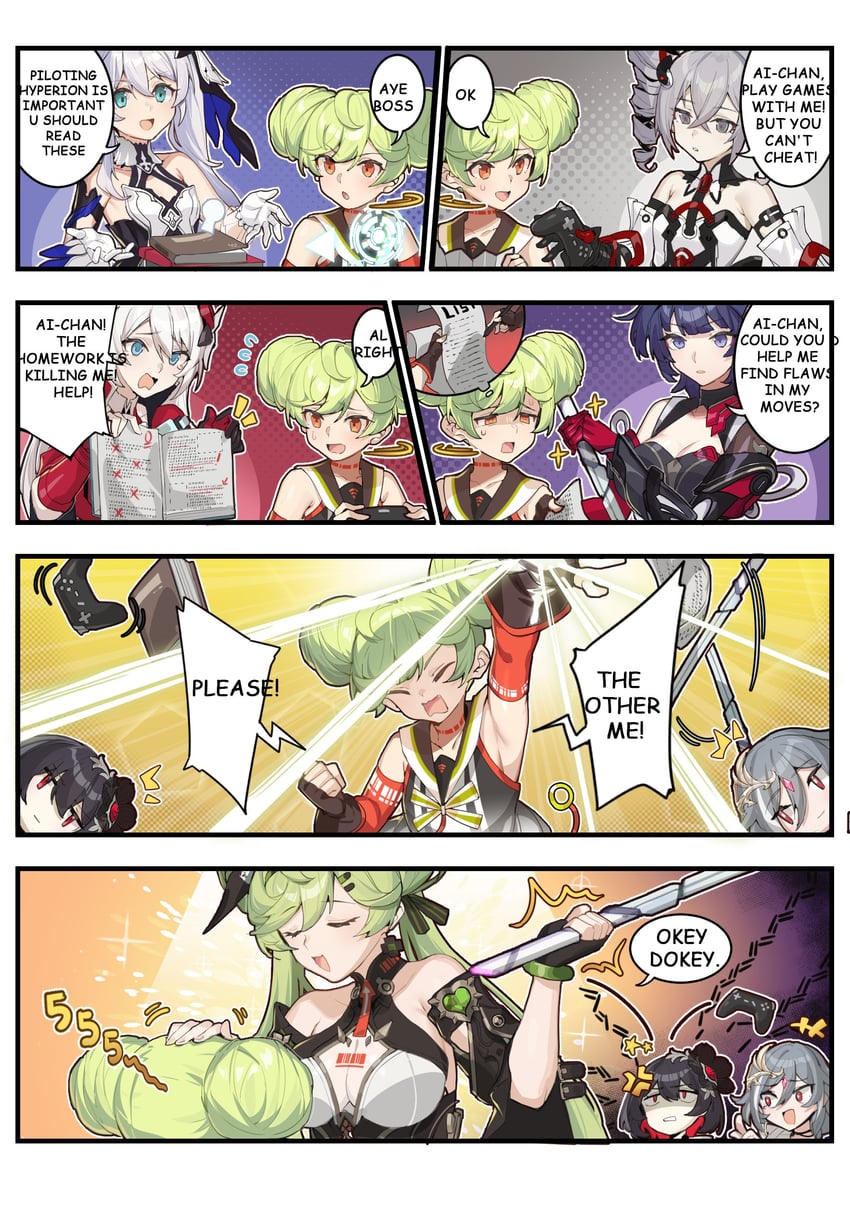 kiana kaslana, raiden mei, bronya zaychik, seele vollerei, theresa apocalypse, and 4 more (honkai and 1 more)