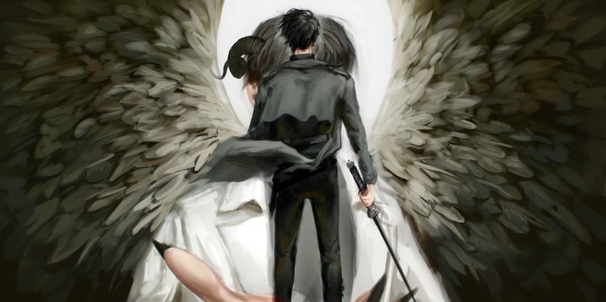 kim dokja and yoo joonghyuk (omniscient reader's viewpoint) drawn by macaronijail