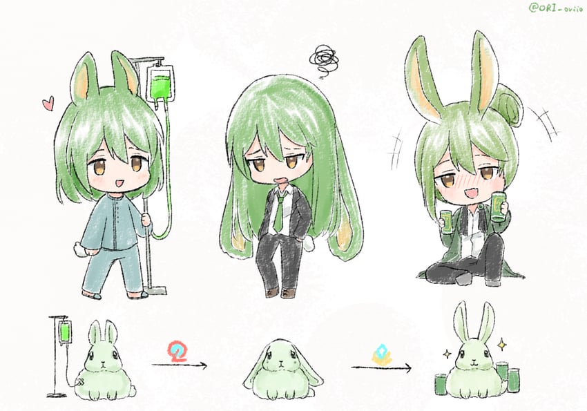 netzach and giovanni (project moon and 2 more) drawn by ori_oriio