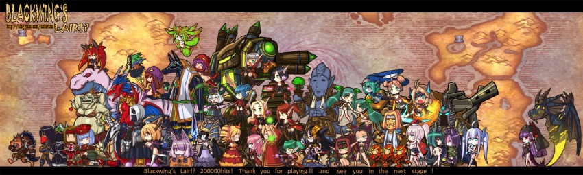 anubis, quick man, sally whitemane, arthas menethil, deathwing, and 33 more (mega man and 4 more) drawn by nefarian
