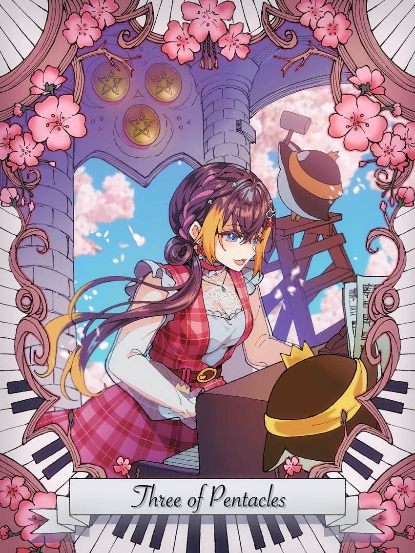 petra gurin and pentomo (nijisanji and 1 more) drawn by jin_(pineeeapple)