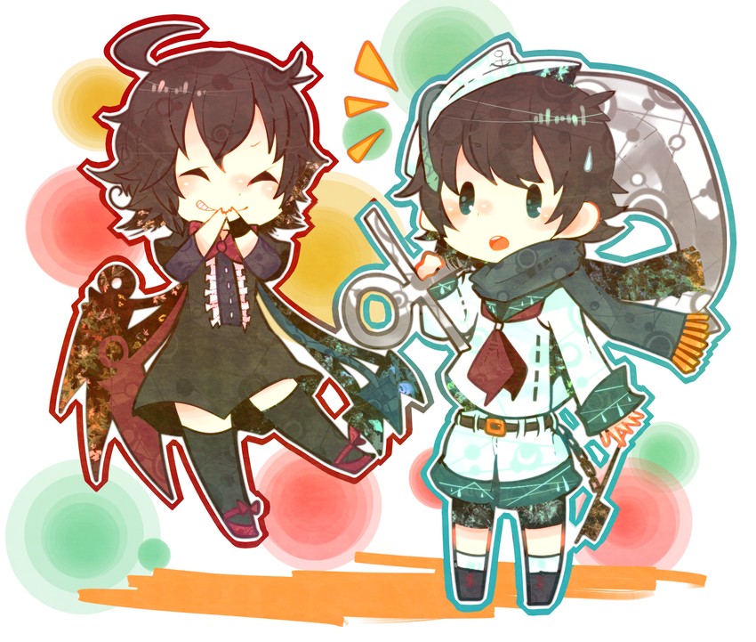houjuu nue and murasa minamitsu (touhou) drawn by itomugi-kun