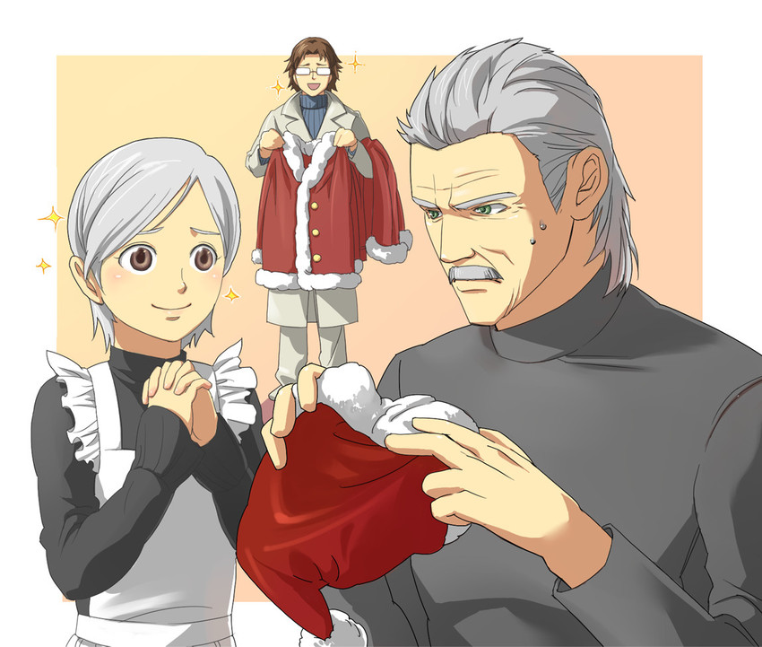 old snake, sunny emmerich, and hal emmerich (metal gear and 2 more) drawn by hinoe_(dd_works)