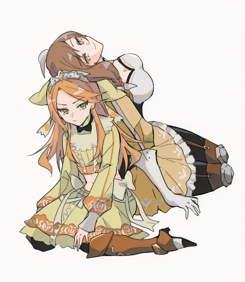 goldmary and etie (fire emblem and 1 more) drawn by oda32t
