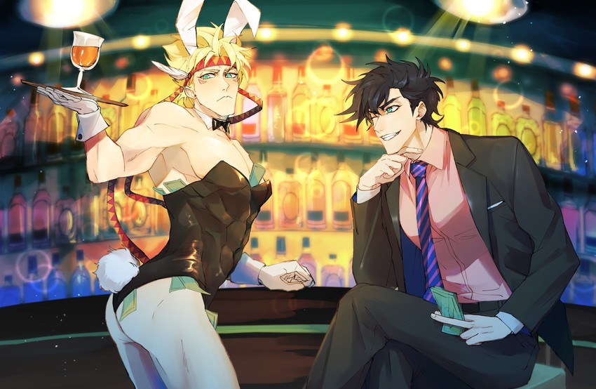 joseph joestar and caesar anthonio zeppeli (jojo no kimyou na bouken and 1 more) drawn by satosi_peter