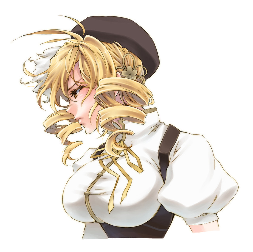 tomoe mami (mahou shoujo madoka magica) drawn by takanashi_ringo