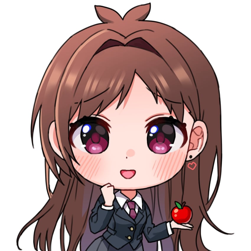 tsujino akari (idolmaster and 1 more) drawn by ropon_(ropon)
