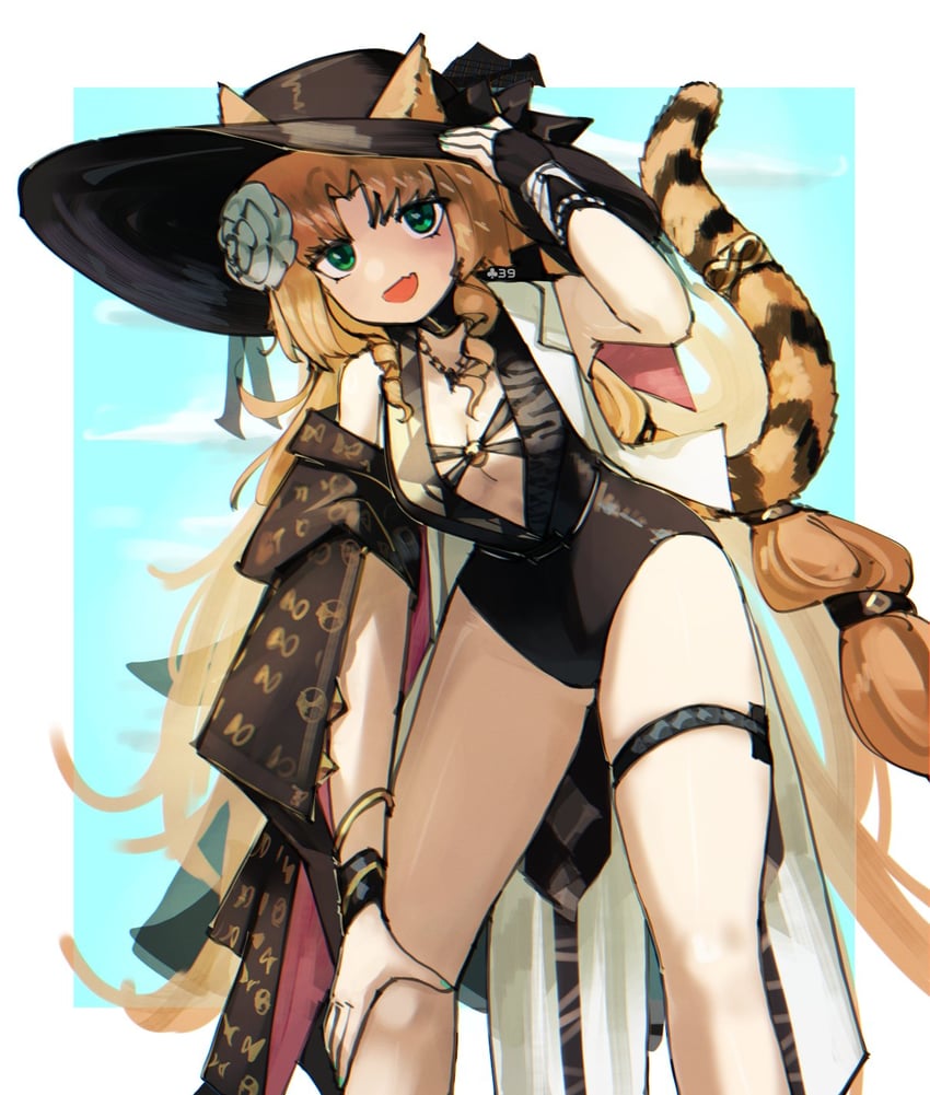 swire and swire the elegant wit (arknights) drawn by truffletrefla