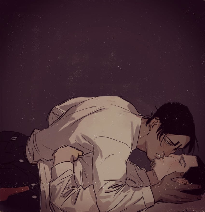 tsukishima hajime and koito otonoshin (golden kamuy) drawn by chengongzi123