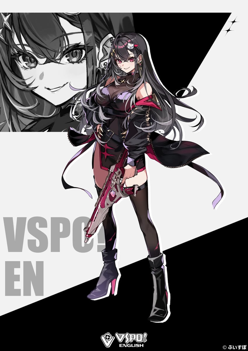 kuroha arya (vspo! and 1 more) drawn by pokimari