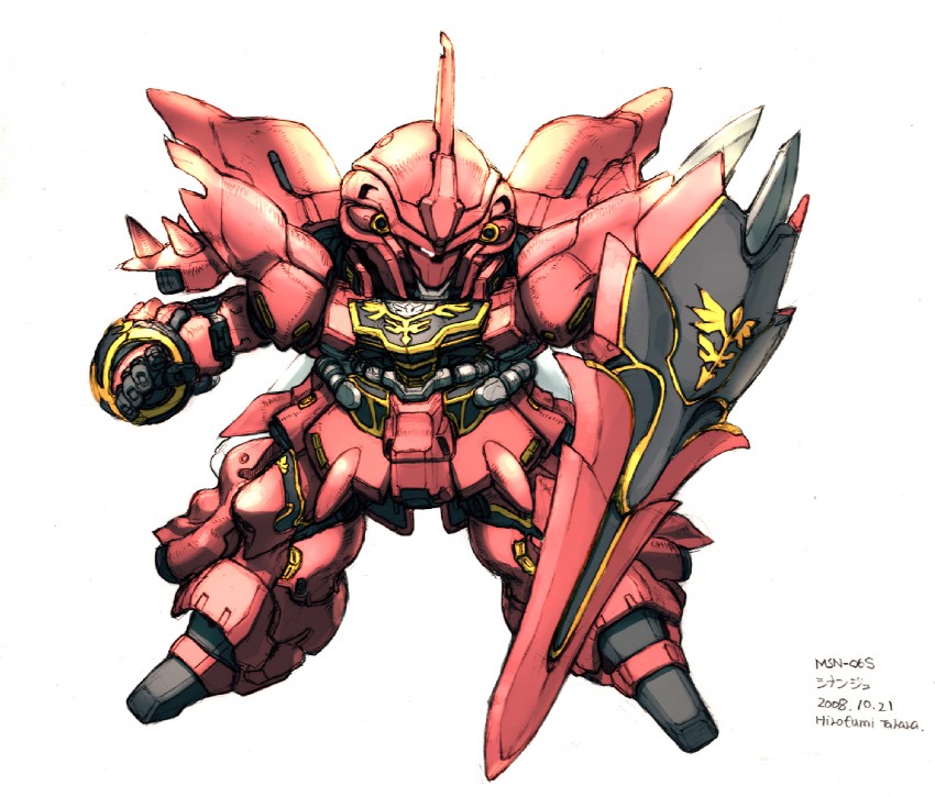 sinanju (gundam and 1 more) drawn by rondo_bell