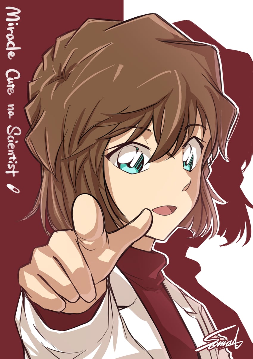 haibara ai (meitantei conan and 1 more) drawn by sooma4869