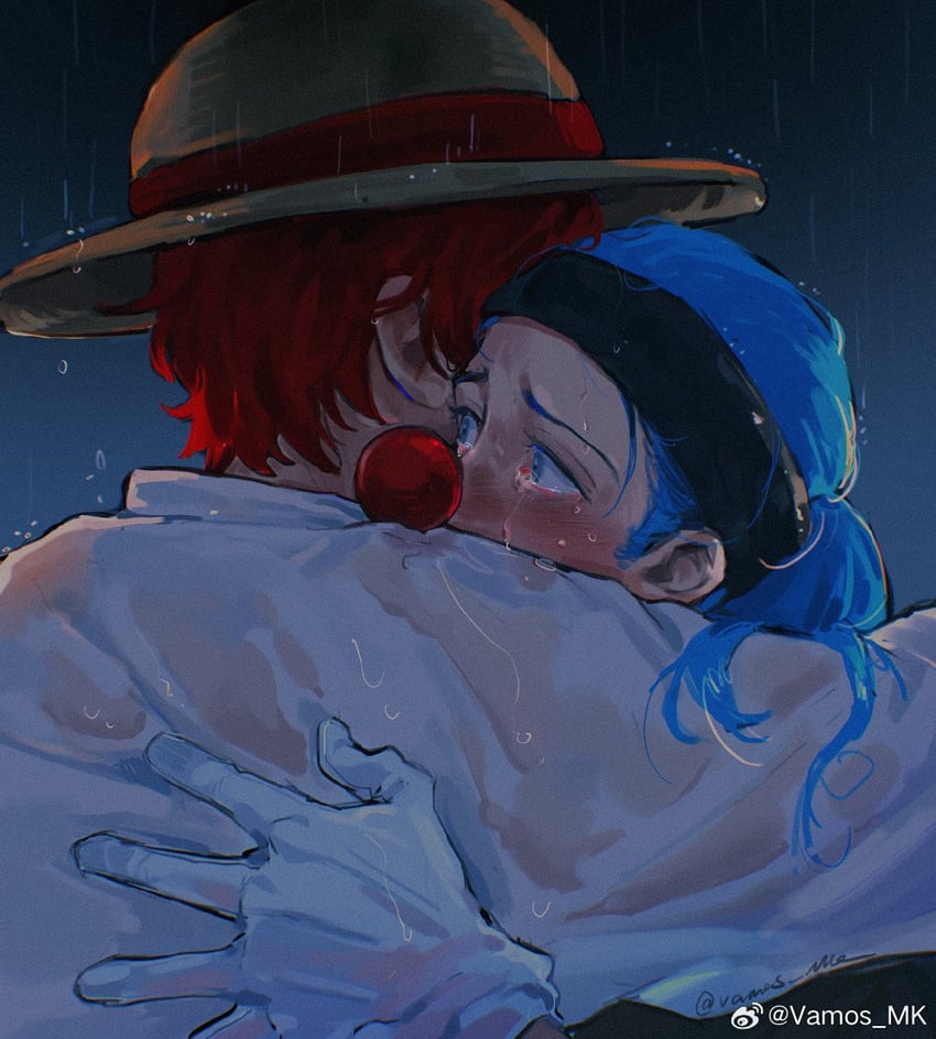 shanks and buggy the clown (one piece) drawn by vamos_mk