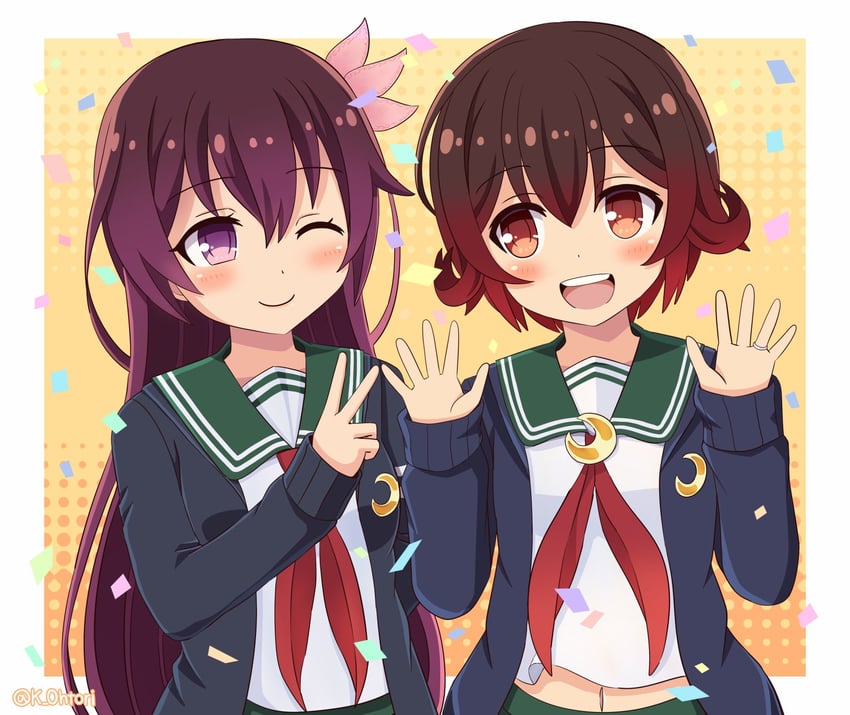mutsuki, kisaragi, mutsuki kai ni, and kisaragi kai ni (kantai collection) drawn by ootori_(kyoya-ohtori)