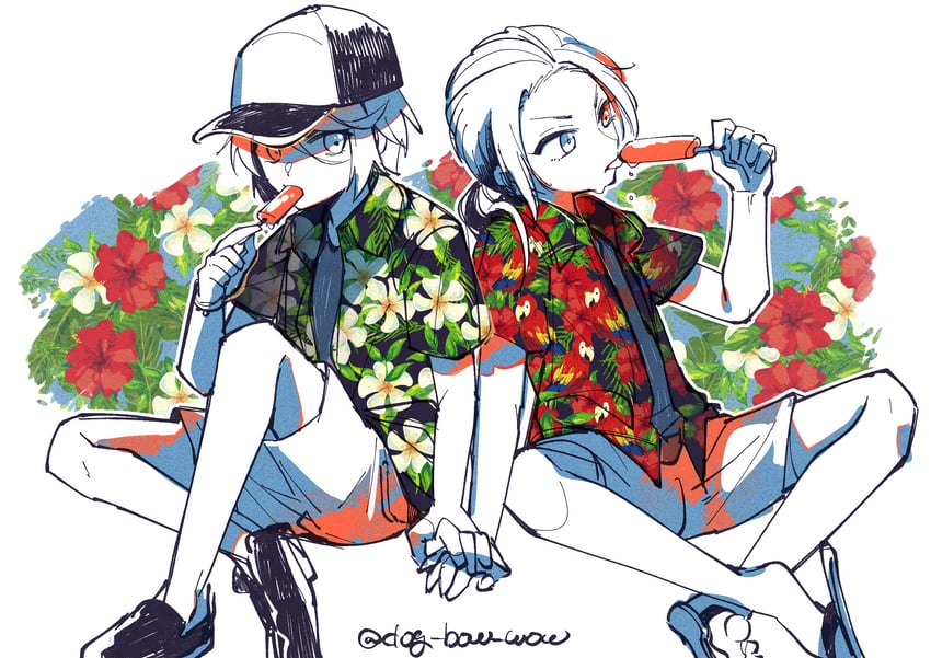 china and hong kong (axis powers hetalia) drawn by dog_bow_wow