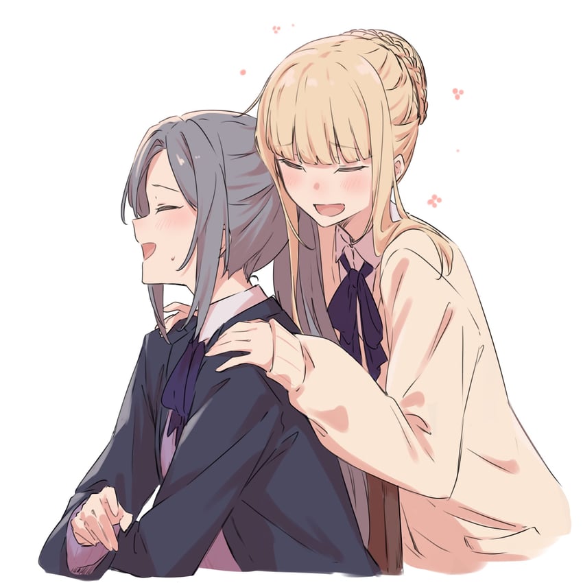 fukushima noa and niijima ibuki (d4dj) drawn by kanade_(kanade_3344)