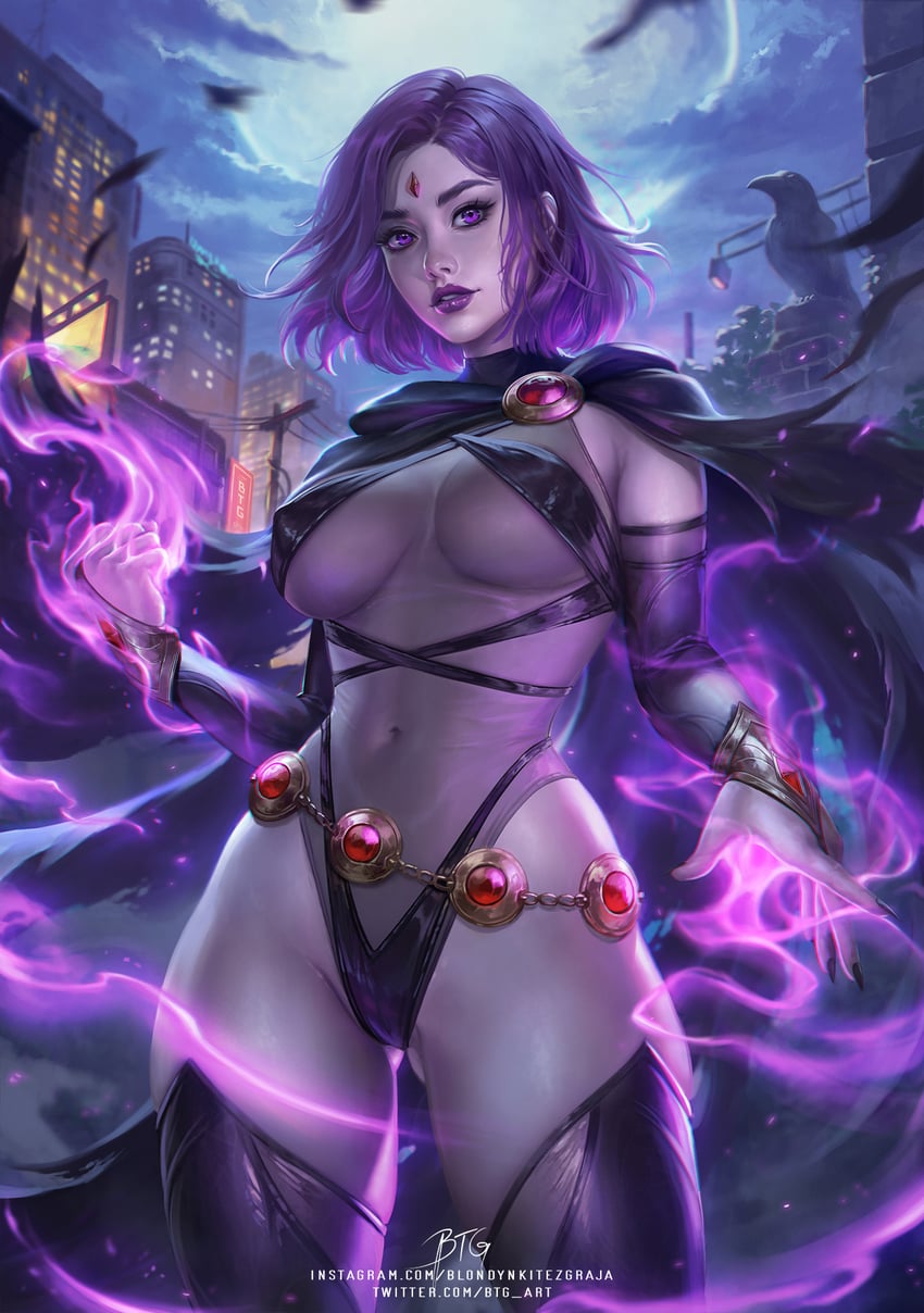raven (dc comics and 1 more) drawn by blondynkitezgraja