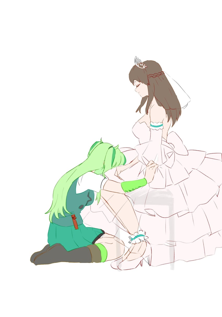 ooshima isuzu and ooshima ichiko (heaven burns red) drawn by nanashisanhvbn