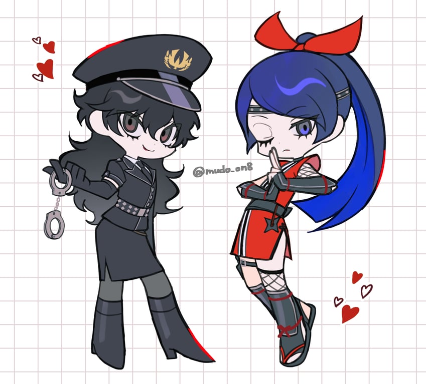 amamiya ren and kitagawa yuusuke (persona and 3 more) drawn by mudo_on8