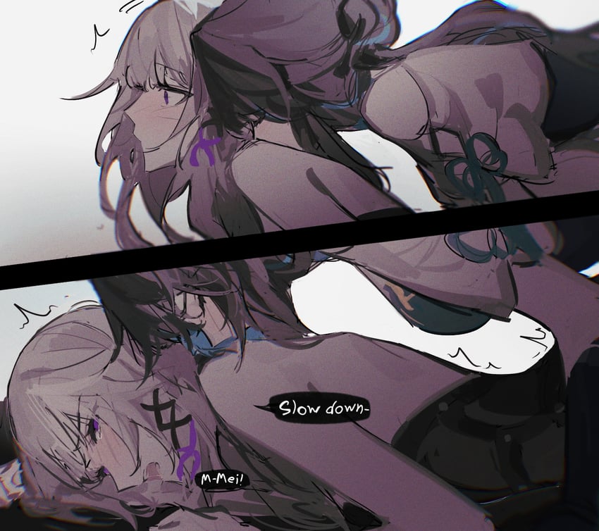 herta, the herta, and ruan mei (honkai and 1 more) drawn by 1nuyaki