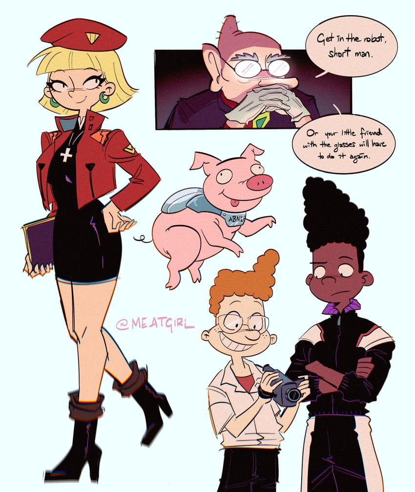 katsuragi misato, ikari gendou, aida kensuke, penpen, suzuhara touji, and 5 more (neon genesis evangelion and 1 more) drawn by meatgiri