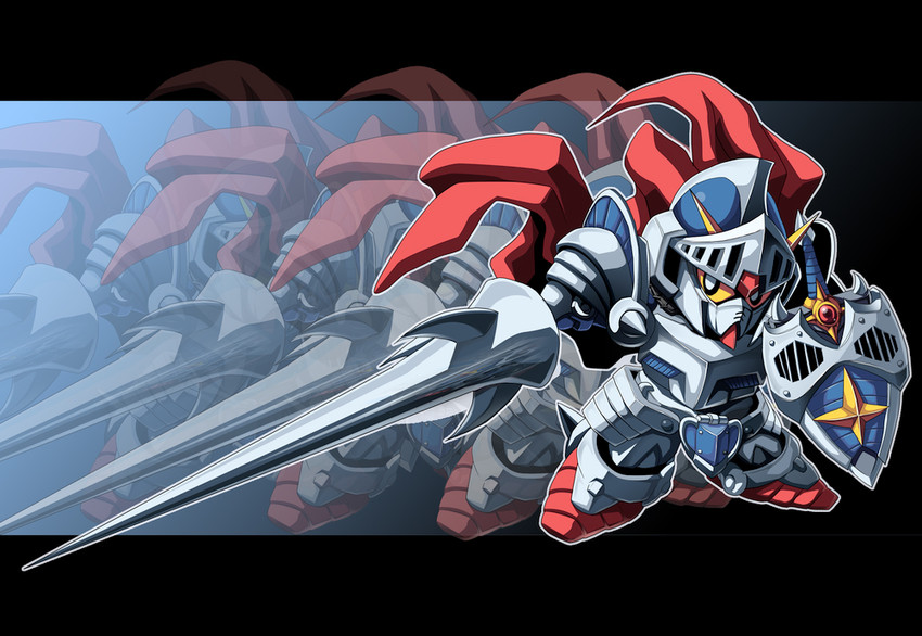 knight gundam (gundam and 2 more) drawn by kloah