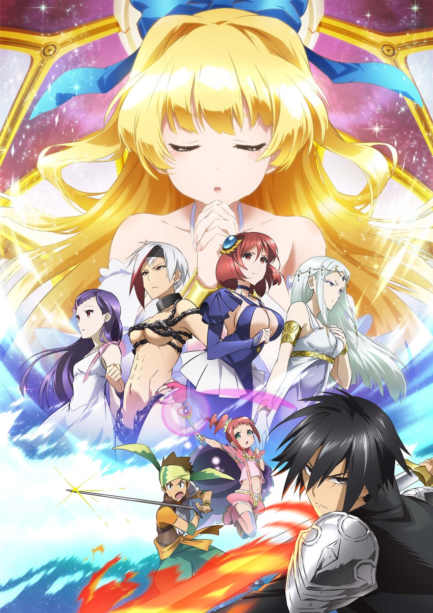 ristarte, ariadoa, ryuuguuin seiya, eruru, mash, and 3 more (kono yuusha ga ore tueee kuse ni shinchou sugiru)