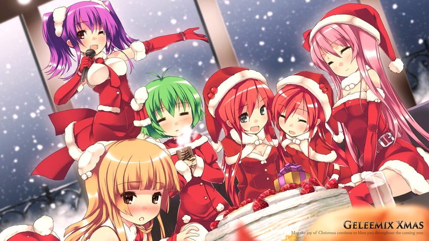 setomachi kanon, tsuchigahara matsuri, manaboshi chizuru, setomachi kanan, kibino tamaki, and 1 more (geleemix) drawn by refeia