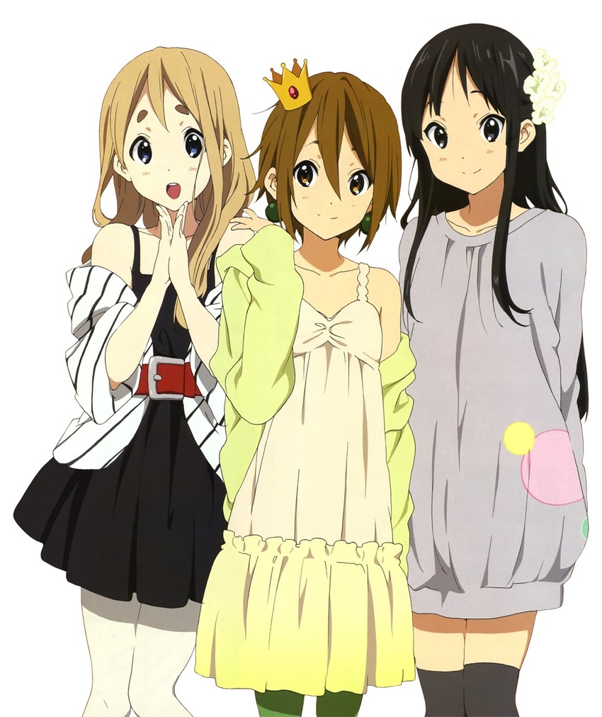akiyama mio, tainaka ritsu, and kotobuki tsumugi (k-on!) drawn by horiguchi_yukiko