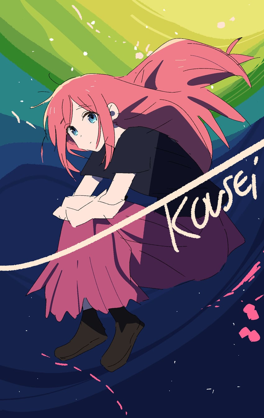 gotoh hitori (bocchi the rock!) drawn by kerorira